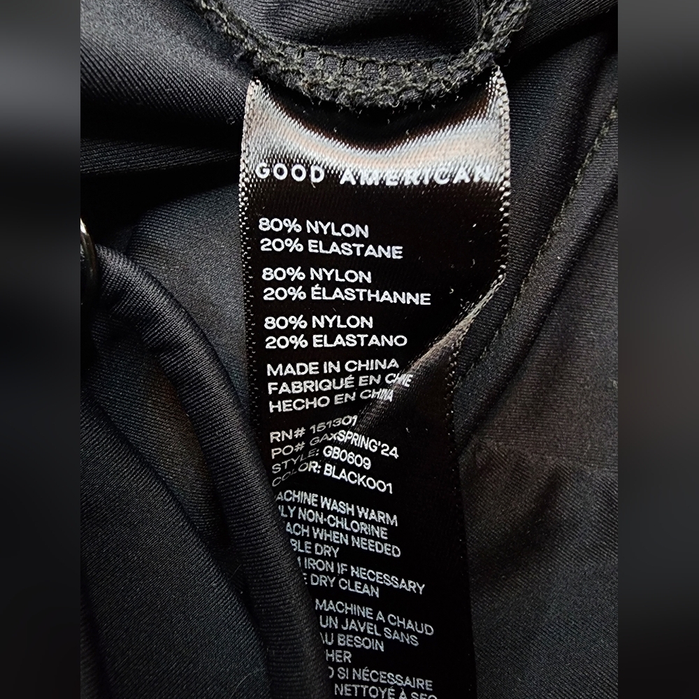 Good American Black Scuba Flexi Wire Bodysuit - Picture 12 of 12